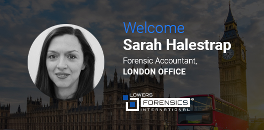 WELCOME Sarah Halestrap Forensic Accountant LONDON OFFICE